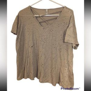 Orange Creek Medium Beige Top